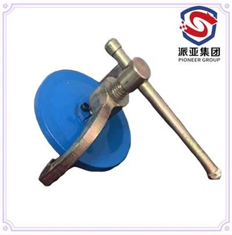 Twll llaw wedi'i leinio â gwydr